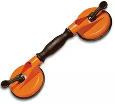 Be Prekinio Zenklo Rankena stiklui nešti, 2 laikikliai, Ø120 mm, 80 kg, Bohle (602.1)