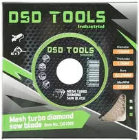115 x 1,0 x 22 mm TURBO DEIMANTINIS PLYTELIŲ PJOVIMO DISKAS DS1095