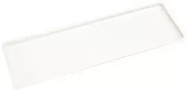 Indų džiovyklės padėklas Rejs, 39.5 cm x 25.2 cm x 15 cm, metalas, balta sp.