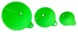 3 vnt. plastikinių piltuvėlių rinkinys DS1581