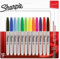 Markerių rink. „Sharpie" 12 vnt.