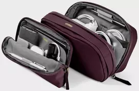 Orbitkey - 2 viename techninis dėklas - slyvų spalvos