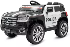 Vaikiškas elektromobilis Baby Mix Police 4x4 juodas
