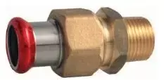 Presavimo jungtis Assotherm triple. MF. 1/2. Ø18 mm