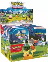 Kolekcionuojamų Kortelių Dėžučių Rinkinys - The Pokémon Company Pokémon TCG Mega Evolution Ascended Heroes Mini Tin Ekranas 10 Vnt.