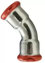 Presavimo alkūnė Assotherm 45. FF. 18 mm – presavimo