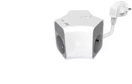 Plastrol 3-jų lizdų ilgintuvas su jungikliu ir USB-A bei USB-C lizdais