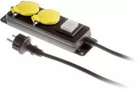 Plastrol Prailgintuvas dirbtuvėms 2x230V IP44 H05RR-F 3G1,5 3m