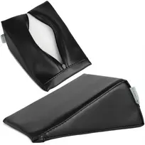 Pleišto formos masažo pagalvėlė Habys Vinyl Flex 20×15×10 cm, juoda