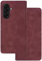 Dėklas knygutė iPhone 11 - Tamsiai raudonas