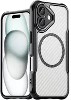 Dėklas iPhone 18 Pro Max // iPhone 17 Pro Max - Skaidrus-Juodas