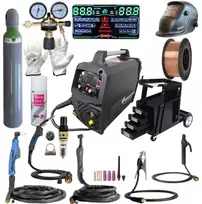 Suvirinimo pusautomatis Kentauras 6in1 FUSION PMCT 205 PULSE 200A, 230V KOMPLETKAS NR2