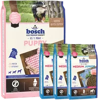 Bosch Petfood Puppy 7,5kg + Medium Junior 3kg