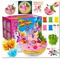Lean Toys Kristalų auginimo rinkinys su terariumu ir apšvietimu