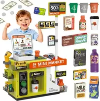 WOOPIE savitarnos kasos aparatas Mini Market Express ir priedai
