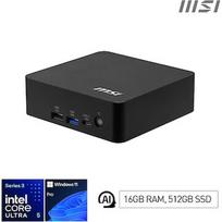 MSI Cubi NUC AI+ 3MG-004EU WIN11PRO/Core Ultra 5 322/16GB/512 SSD/UHD/Black Cubi NUC AI+ 3MG-004EU