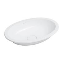 Omnires Shell M+ praustuvas 48 x 31 cm, baltas matinis (įleidžiamas / montuojamas iš apačios)