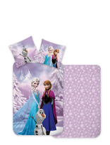 Frost - Bed Linen Frozen 42 - 150X210 50X60 Cm - Patalynės komplektas - Violetinė
