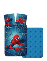 Spider-man - Bed Linen Spiderman 1928 - 150X210, 50X60 Cm - Patalynės komplektas - Mėlyna