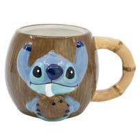 Disney Stitch Coconut 3D keraminis puodelis dovanų dėžutėje, 325 ml