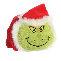 Grinch Spudsters Kalėdų Senelio kostiumu vilkintis pliušinis žaislas-pagalvėlė, 25 cm