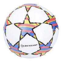 Dunlop 32 plokščių mini treniruotinis futbolo kamuolys vaikams, 2 dydžio, baltas ir raudonas