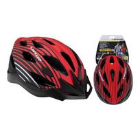 Dunlop reguliuojamas MTB dviračio šalmas, M dydžio, 55–58 cm, raudonas ir juodas
