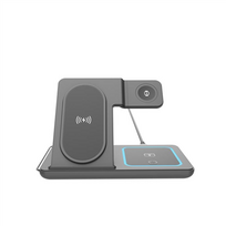 Gembird 3-in-1 foldable wireless charger stand  TA-WPC31A-01-BK
