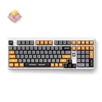 MCHOSE UT98 belaidė mechaninė klaviatūra US Silent Peach V3 Switch Retro Therapy (Pažeista pakuotė)