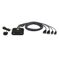 ATEN 2-Port USB Full HD HDMI Cable KVM Switch | CS22HF