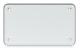 Ubiquiti Sleek magnetic wall mount for  Cloud Gateway Fiber and