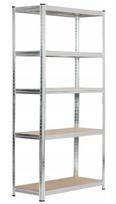 Extralink METAL STORAGE RACK SILVER 180X90X40CM