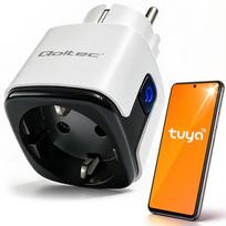 Qoltec Smart Wi-Fi Socket 16A | Timer | Energy meter | Tuya | Smart Life | Amazon Alexa | Google ass
