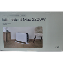 SALE OUT. Mill CO2200MECMAX 2200W Convection Heater, Mechanical thermostat, Wire heating element, White | Mill Heater | CO2200MECMAX | Convection Heater | 2200 W | Number of power levels 3 | Suitable for rooms up to max 30 m² | White | DAMAGED PACKAGING