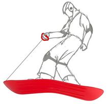 RESTART SLIDEBOARD Čiuožynė su rankena ir virvele