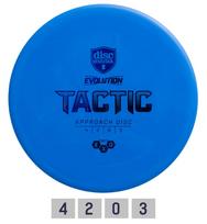 DISCMANIA SOFT EXO TACTIC Evolution Midrange Driver Blue Diskgolfo diskas