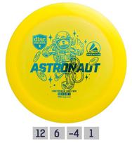 DISCMANIA ASTRONAUT Distance Driver Yellow Diskgolfo diskas