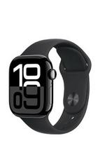 APPLE Watch Series 10 LTE 42mm Diamond Black Aluminum Case with Black Sport Band - S/M