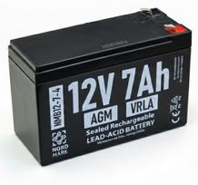 12 V 7 Ah akumuliatorius :: AGM :: VRLA :: Gnybto tipas T1 (4,75 mm) :: 4/4