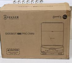 SALE OUT. Ecovacs Robotic Vacuum Cleaner | DEEBOT X9 PRO OMNI | Wet&Dry | Li-ion | 6400 mAh | Dust capacity 0.22 L | 16600 Pa | Black | DAMAGED PACKAGING, USED, DIRTY, SCRATCHED