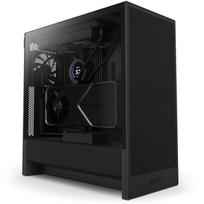 NZXT H5 Flow Midi Tower CC-H52FB-01, 465x225x430mm, 7.28kg, ATX/EATX, 2x2.5", 1x3.5", 7 lizdai, 2x120mm ventiliatoriai