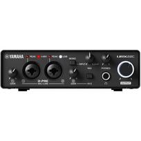 Yamaha URX22C VHX7540 garso sąsaja, 2xXLR combo, 2x6,35mm išėjimai, 1x6,35mm ausinės, USB 3.0, 32 bitai, 192kHz, DC 5V, juoda