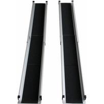 Sundo teleskopinė mobili rampa 34100, 970mm, 210cm, 180kg, 7.2kg, aliuminis, neslystanti, juoda