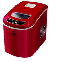 Lin ICE PRO-R12 nešiojamas ledo gamintojas, 112W, 12kg/24h, 2.2L, 2 dydžiai, LED ekranas, R600a, raudonas
