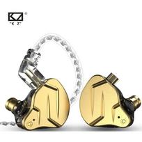 KZ ZSN PRO X ausinės, 25Ω, 1cm tvarkyklė, 1.25m laidas, 7-40000Hz, 112dB, juodos, ergonomiškos