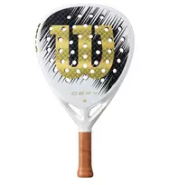 Padelio raketė Wilson Defy V1 SE Padel - white/gold