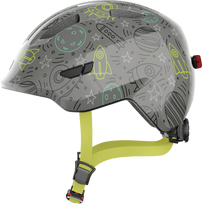 ABUS Smiley 3.0 ACE LED / Grey Space / vaikiškas šalmas (M)