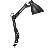 Ledvance - Stalo lempa su tvirtinimu OFFICE LINE 1xE27/11W/230V juoda