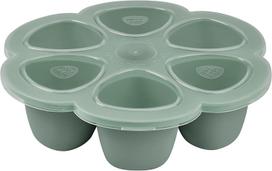 BEABA SILIKONINIS KŪDIKIO MAISTO KONTEINERIS MULTIPORTIONS 6x90 ML SAGE Žalias