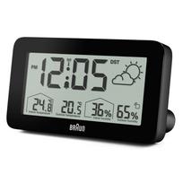 Braun BC 13 BP DCF skaitmeninė meteorologinė stotelė, juoda